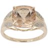 9ct Yellow Gold Heliodor And Created Spinel Ring