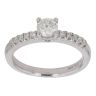 9ct White Gold 0.50ct Brilliant Cut Diamond Solitaire Ring