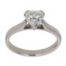 Platinum 1.00ct Heart Cut Diamond Solitaire Ring