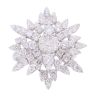18ct White Gold 2.10ct Diamond Cluster Ring