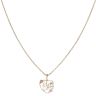 9ct Yellow Gold 0.02ct Diamond Mum Pendant And Chain 18"