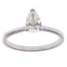 18ct White Gold 0.90ct Pear Cut Diamond Solitaire Ring