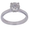18ct White Gold 1.00ct Brilliant Cut Diamond Solitaire Ring