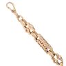 9ct Yellow Gold Stars and Bars Bracelet 8.5"