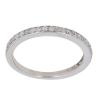 9ct White Gold 0.25ct Brilliant Cut Diamond Half Eternity Ring