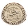 9ct Yellow Gold 1999 St George Coin Ring
