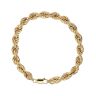 9ct Yellow Gold Rope Bracelet 8.5"