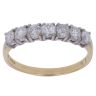 18ct Yellow Gold 1.00ct Brilliant Cut Diamond Seven Stone Ring