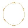 22ct Yellow Gold Beaded Bracelet 7"