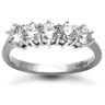 18ct White Gold 1.00ct 5 Stone Diamond Ring