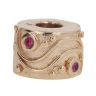 14ct Yellow Gold Pandora Ruby Babbling Brook Clip Charm