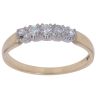 18ct Yellow Gold 0.25ct Brilliant Cut Diamond Five Stone Ring