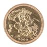 2000 Elizabeth II Fourth Portrait UK Half Sovereign Coin