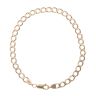 9ct Yellow Gold Curb Bracelet 8"