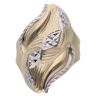 14ct Yellow And White Gold Patterned Ring