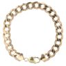 9ct Yellow Gold Curb Bracelet 10"