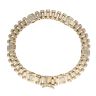 9ct Yellow and White Gold Jubilee Screw Bracelet 7"