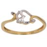 22ct Yellow and White Gold Fancy Ring