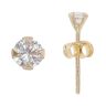 9ct Yellow Gold Cubic Zirconia Stud Earrings