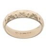 9ct Yellow Gold Patterned Wedding Band 4.1mm