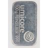 Umicore 100g unsealed Ingot