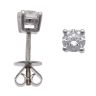 18ct White Gold 0.50ct Brilliant Cut Diamond Solitaire Earrings