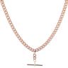 9ct Rose Gold Albert T-Bar Chain 20"