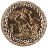 9ct Yellow Gold 1901 Victoria Australia Full Sovereign Coin Ring