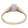9ct Yellow Gold Cubic Zirconia Single Stone Ring