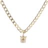 9ct Yellow Gold Dog Pendant and Chain 20"