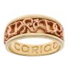 9ct Yellow and Rose Gold Cariad Clogau Ring