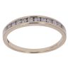 9ct Yellow Gold 0.25ct Brilliant Cut Diamond Half Eternity Ring