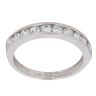 9ct White Gold Cubic Zirconia Half Eternity Ring