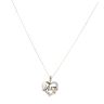 9ct Yellow Gold 0.01ct Diamond Mum Pendant and Chain 18"
