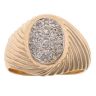 9ct Yellow Gold 0.40ct Diamond Signet Ring