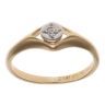 18ct Yellow Gold 0.05ct Brilliant Cut Diamond Solitaire Ring