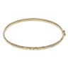 9ct Yellow Gold Patterned Hinged Bangle