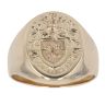 9ct Yellow Gold Eagle Shield Signet Ring
