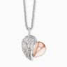 Angel Whisperer Heart Wing Necklace