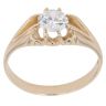 9ct Yellow Gold Cubic Zirconia Signet Ring