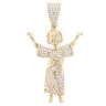 9ct Yellow Gold Cubic Zirconia Divine Child Pendant
