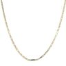 9ct Yellow and White Gold Byzantine Bar Chain 22"