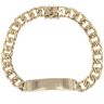 9ct Yellow Gold ID Bracelet 8"