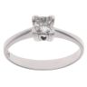 18ct White Gold 0.50ct Princess Cut Diamond Solitaire Ring