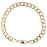 9ct Yellow Gold Curb Bracelet 8.5"