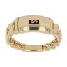 14ct Yellow Gold Monaco Classic Plain Vertical Link Signet Ring