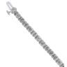 9ct White Gold 3.00ct Brilliant Cut Diamond Tennis Bracelet 7"