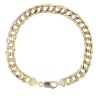 9ct Yellow Gold Double Curb Bracelet 8"