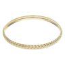 9ct Yellow Gold Diamond Cut Bangle