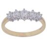 18ct Yellow Gold 1.00ct Brilliant Cut Diamond Five Stone Ring